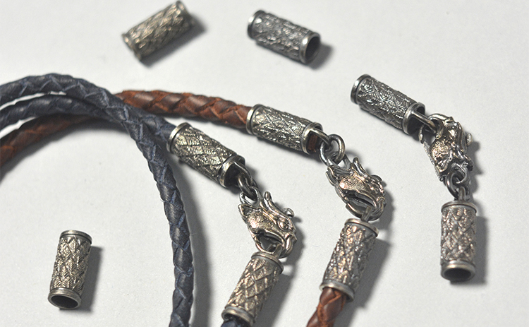 Плетеные шнуры (гайтан) из кожи Crazy horse