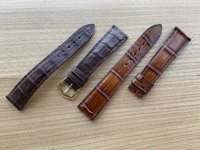 Пара ремешков для золотых часов Patek Philippe