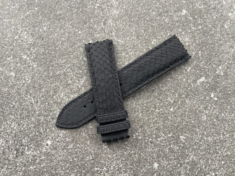 Ремінець з матової шкіри пітона